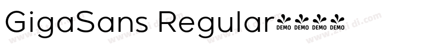 GigaSans Regular字体转换